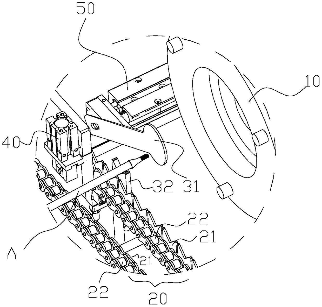 Positioning device before clamped fixing of pen holder and pen point