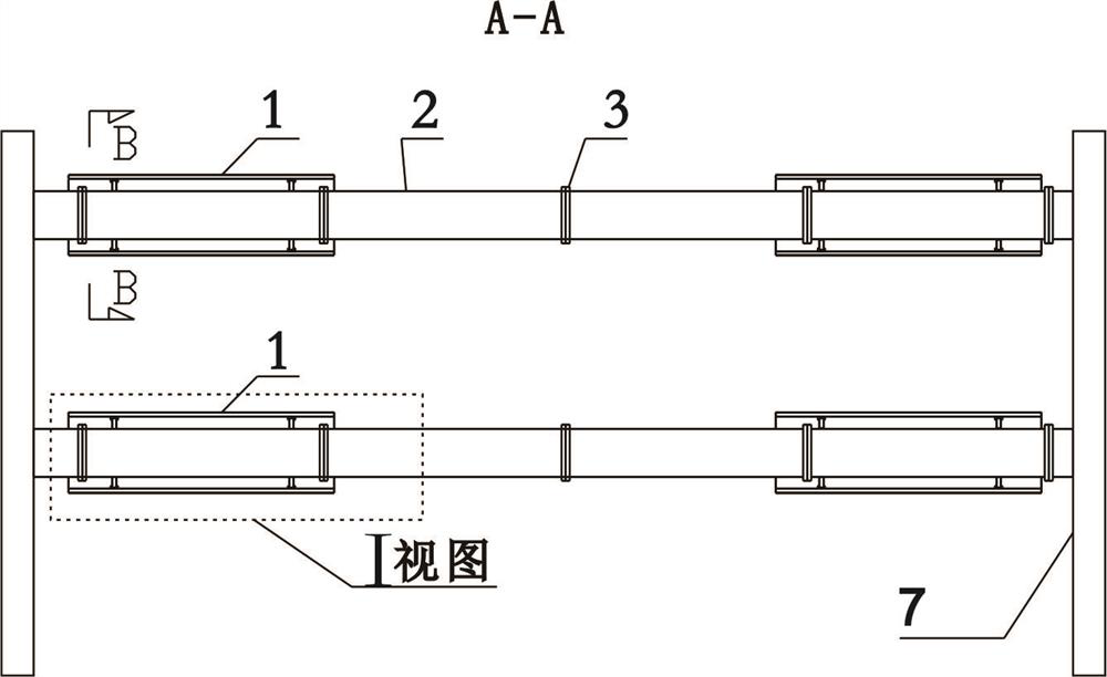 Method for preventing muck from being accumulated on upper surface of foundation pit supporting beam