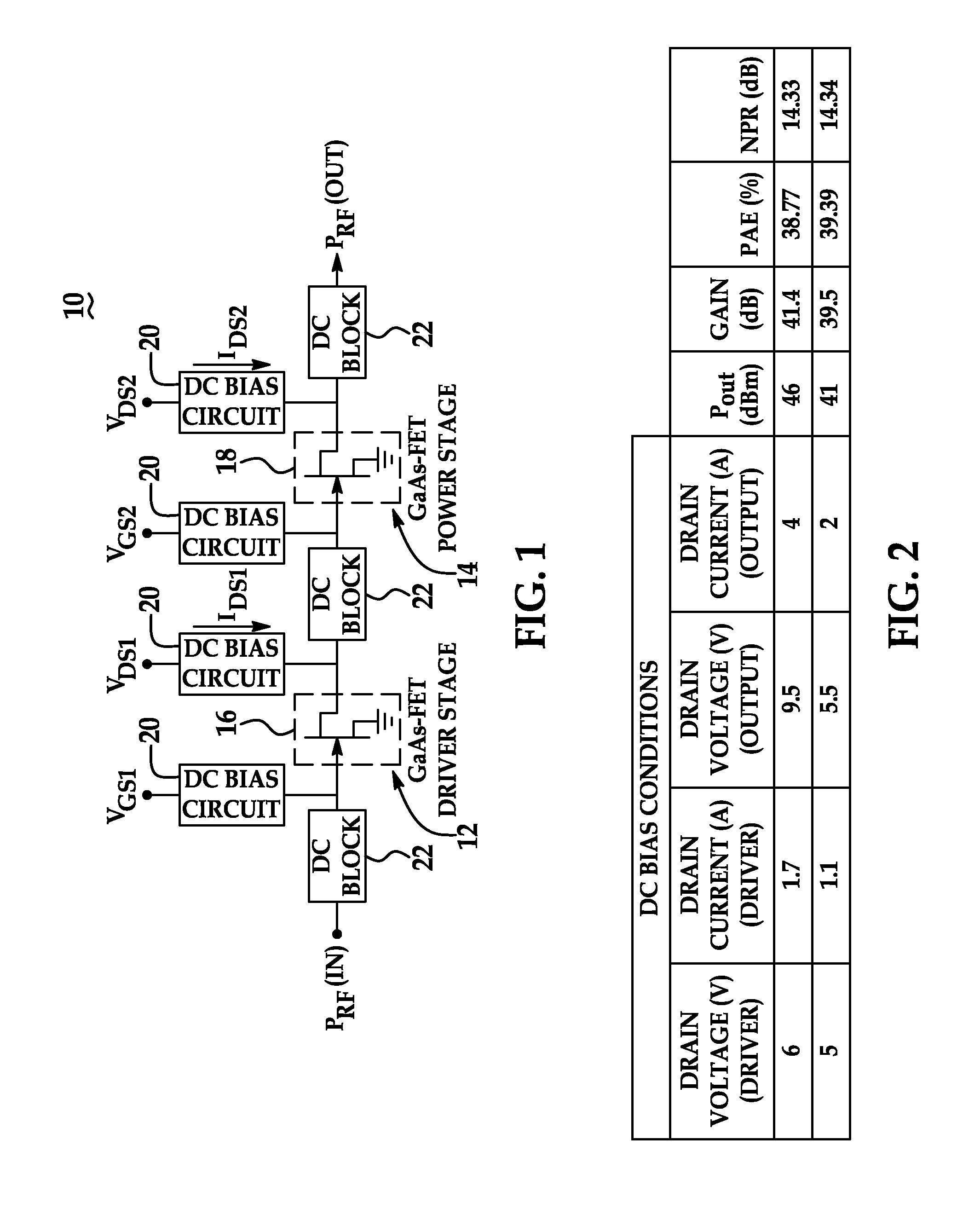 Microwave variable power solid state power amplifier (SSPA) with constant efficiency and linearity