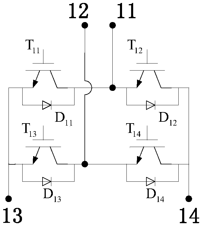 A three-phase power electronic transformer capable of automatically balancing asymmetric loads in a total range