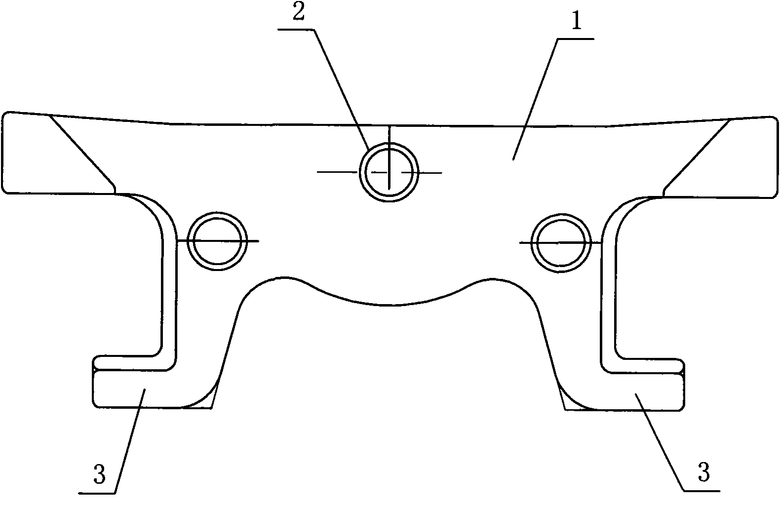 Grid section for sintering trolley