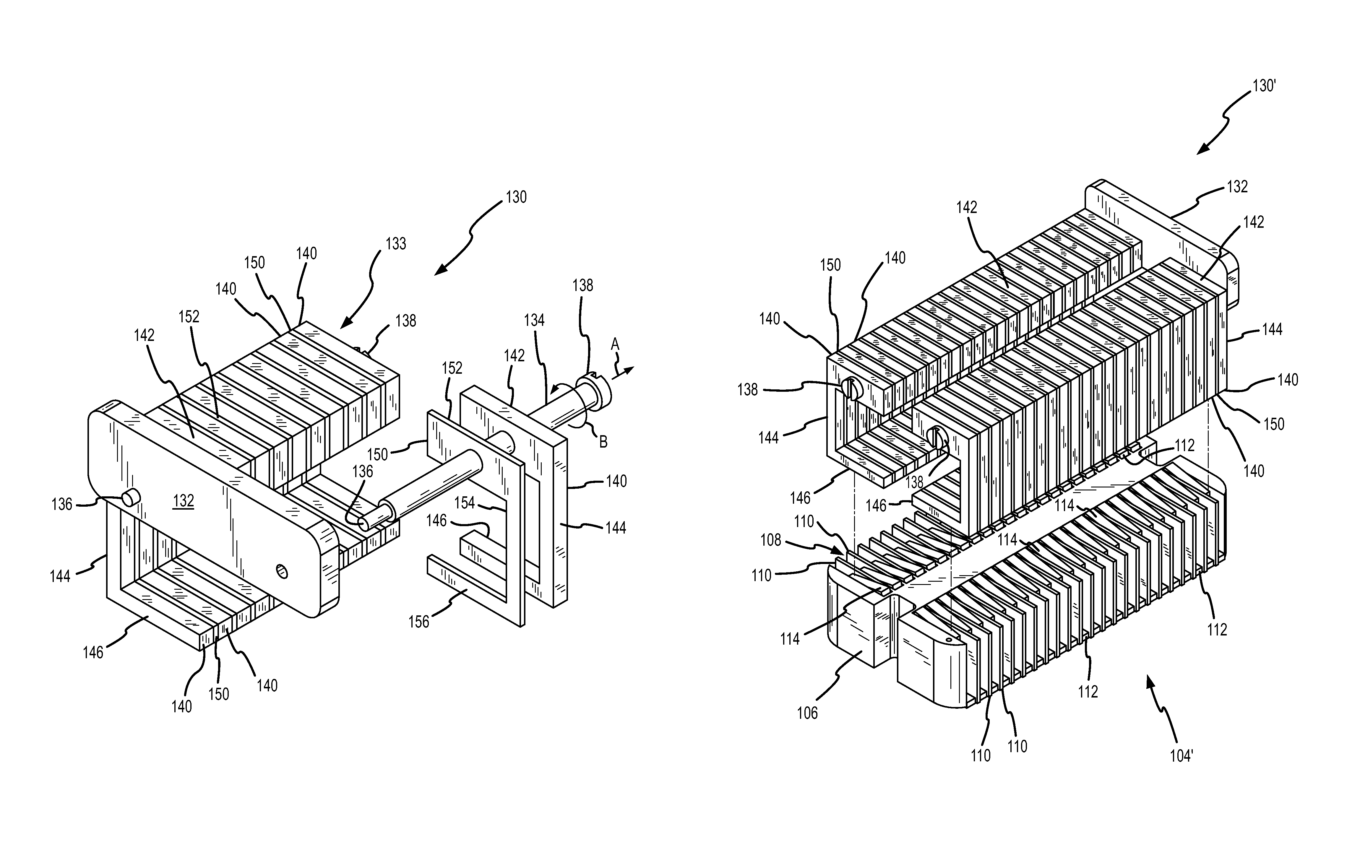 Electrical connector with stacked contacts