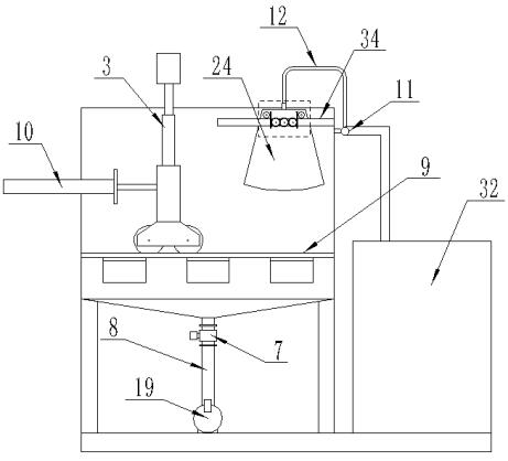 Ceramic filter plate cleaning machine