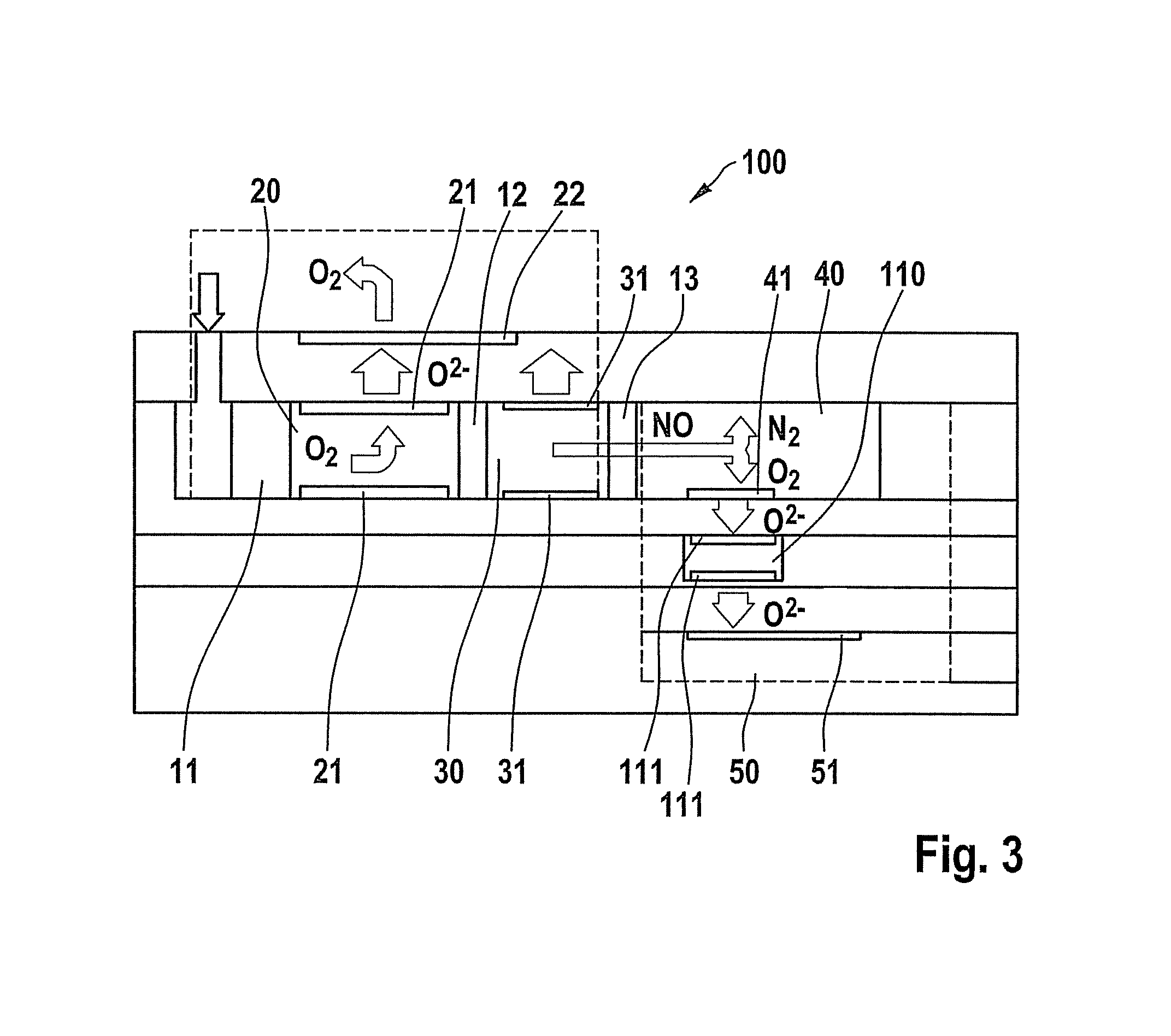 Method for measuring and/or calibrating a gas sensor