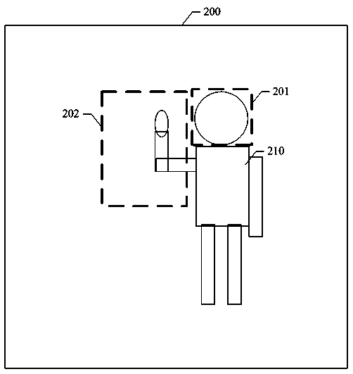 Method for identifying pushing action based on two-dimensional planar camera and system
