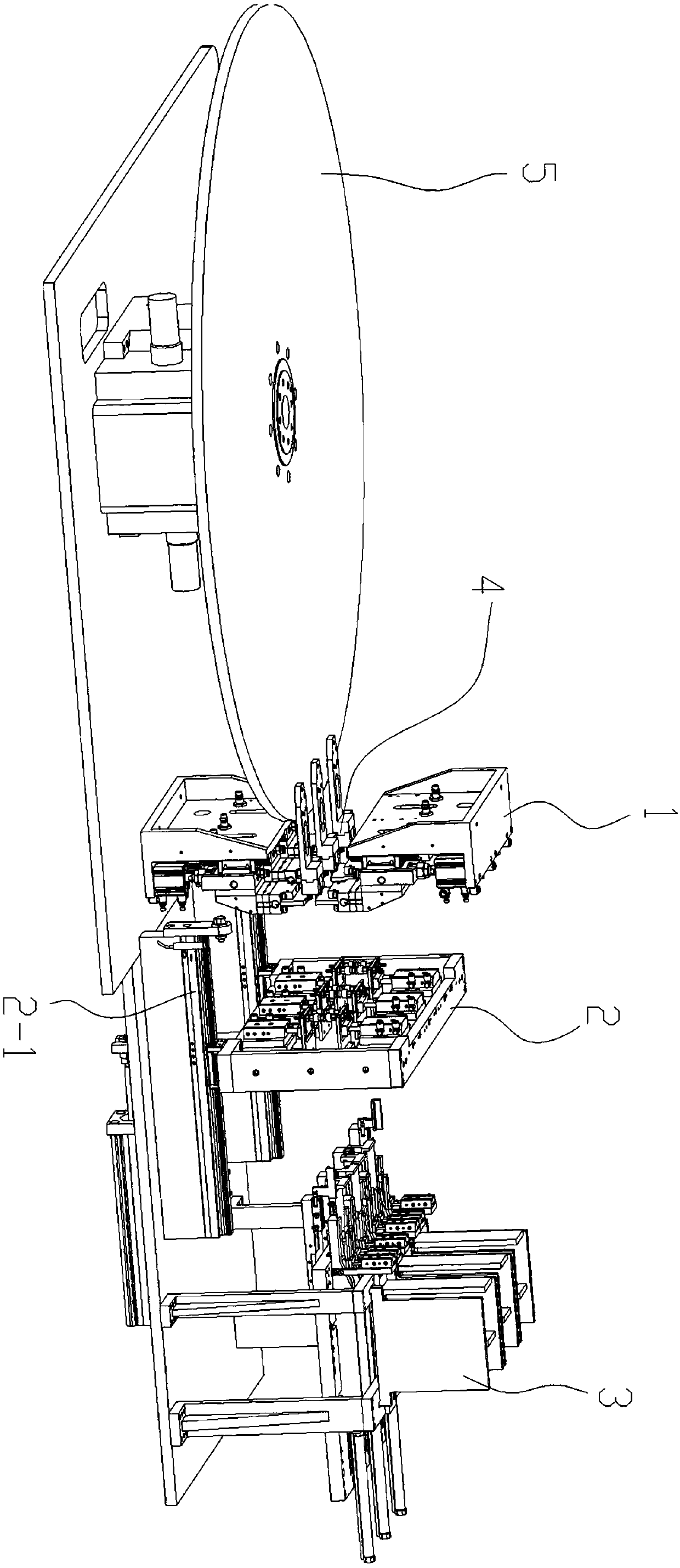 Suction nozzle mounting instrument for soft packaging bag