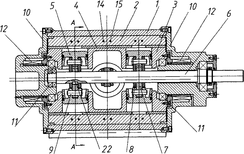 Multi-cylinder radial piston pump