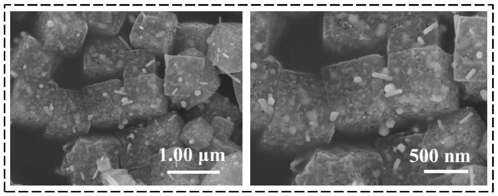 Cobalt diselenide@porous nitrogen-doped carbon nano composite material, potassium ion battery and preparation method thereof