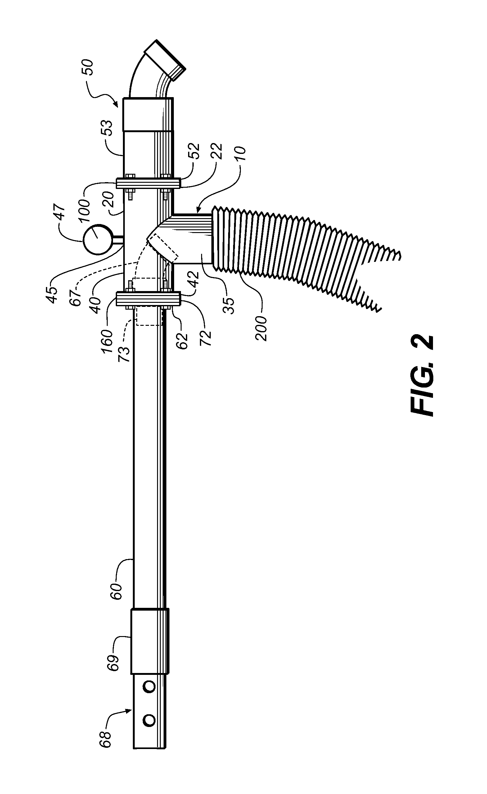 Self-limiting vacuum nozzle and methods for using same