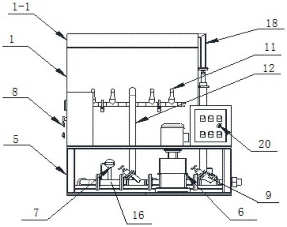 A quick-freezing system for frozen food and a method for preparing freezing liquid used in the system