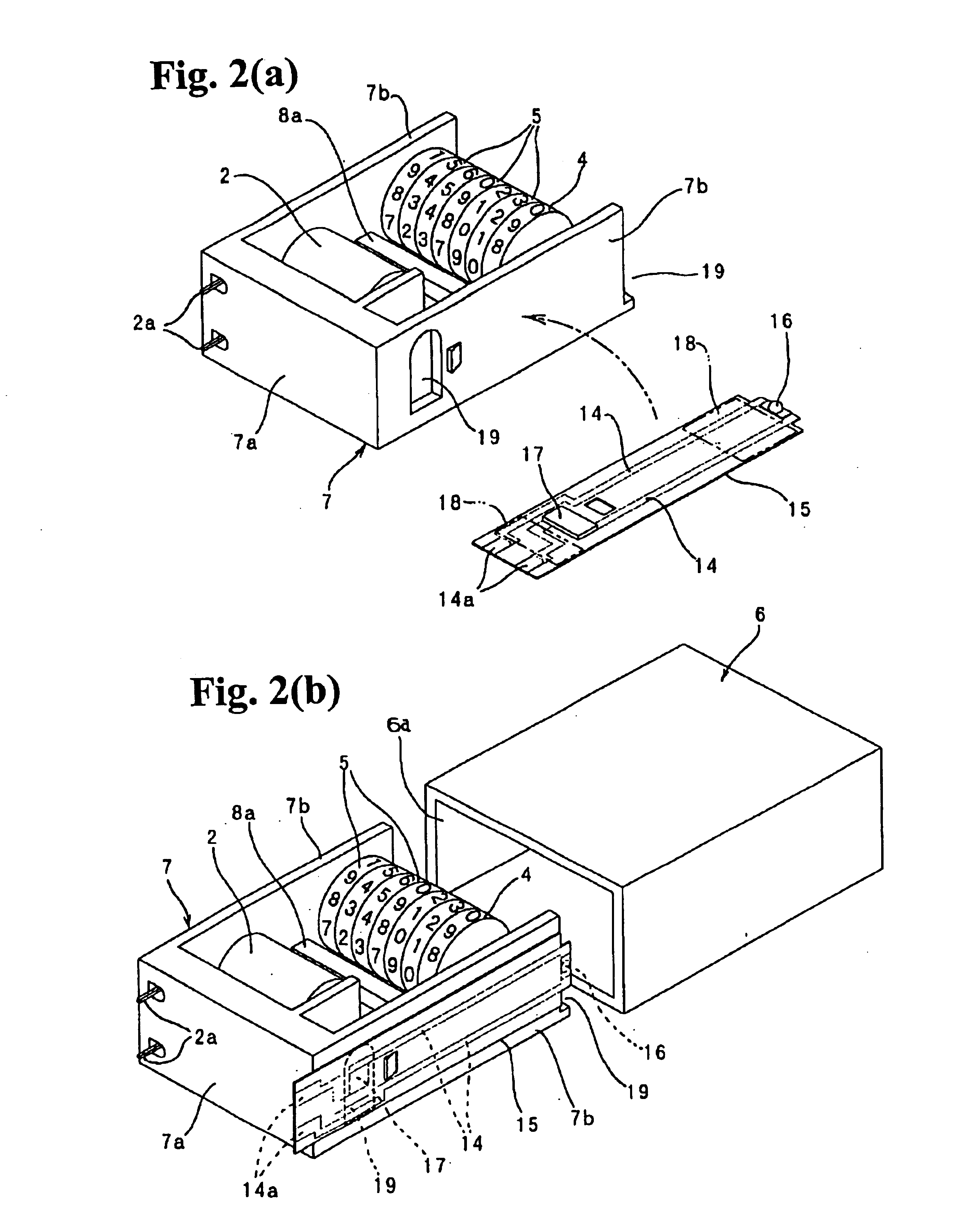 Electromagnetic counter with built-in illumination device
