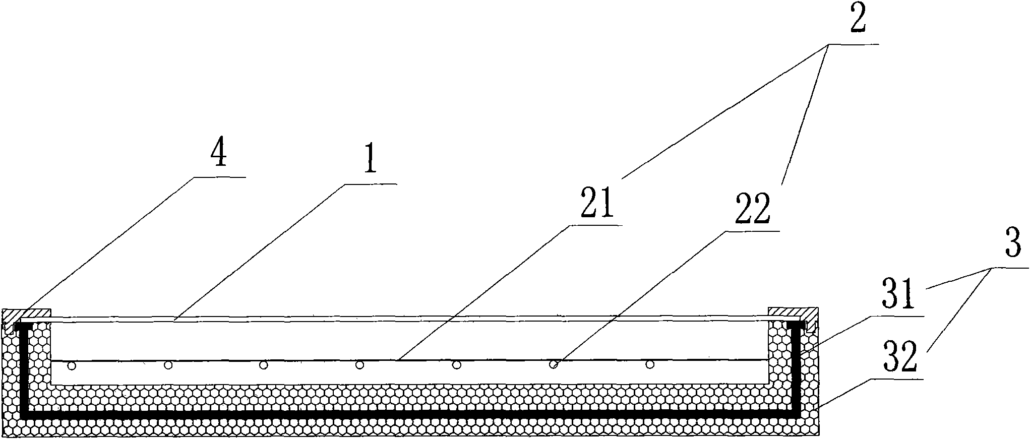 Polypropylene overall foaming flat-plate solar collector