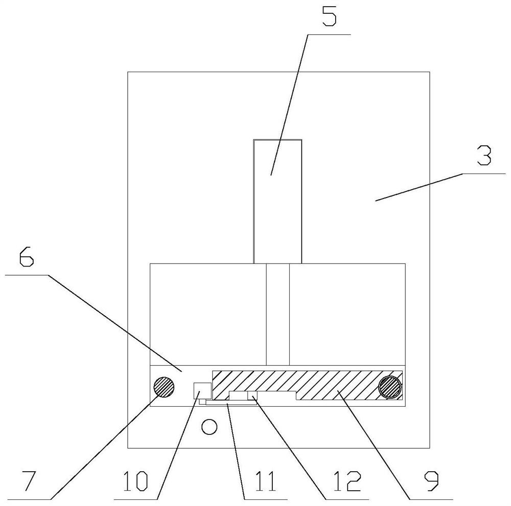 A fully automatic aluminum material cutting machine with the function of collecting swarf