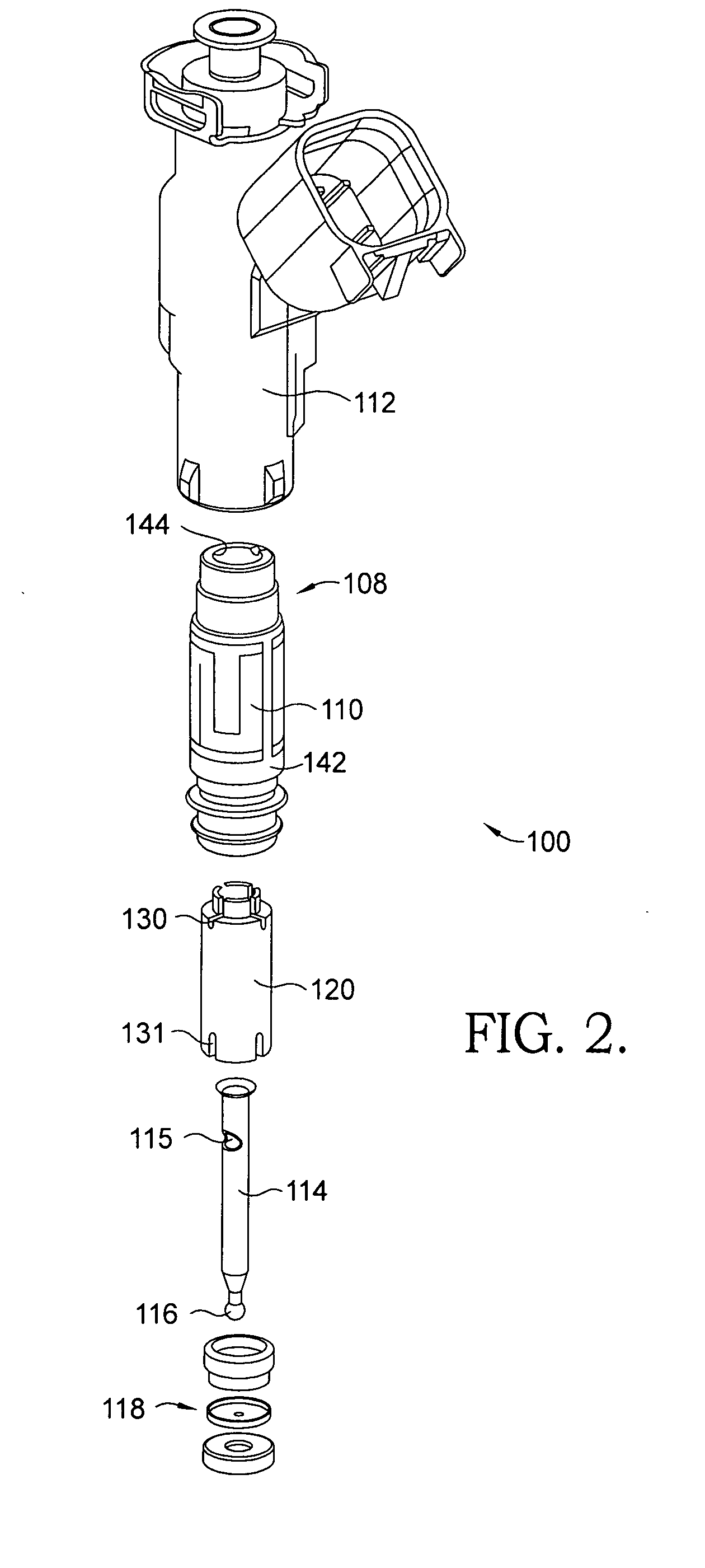 Heated fuel injector