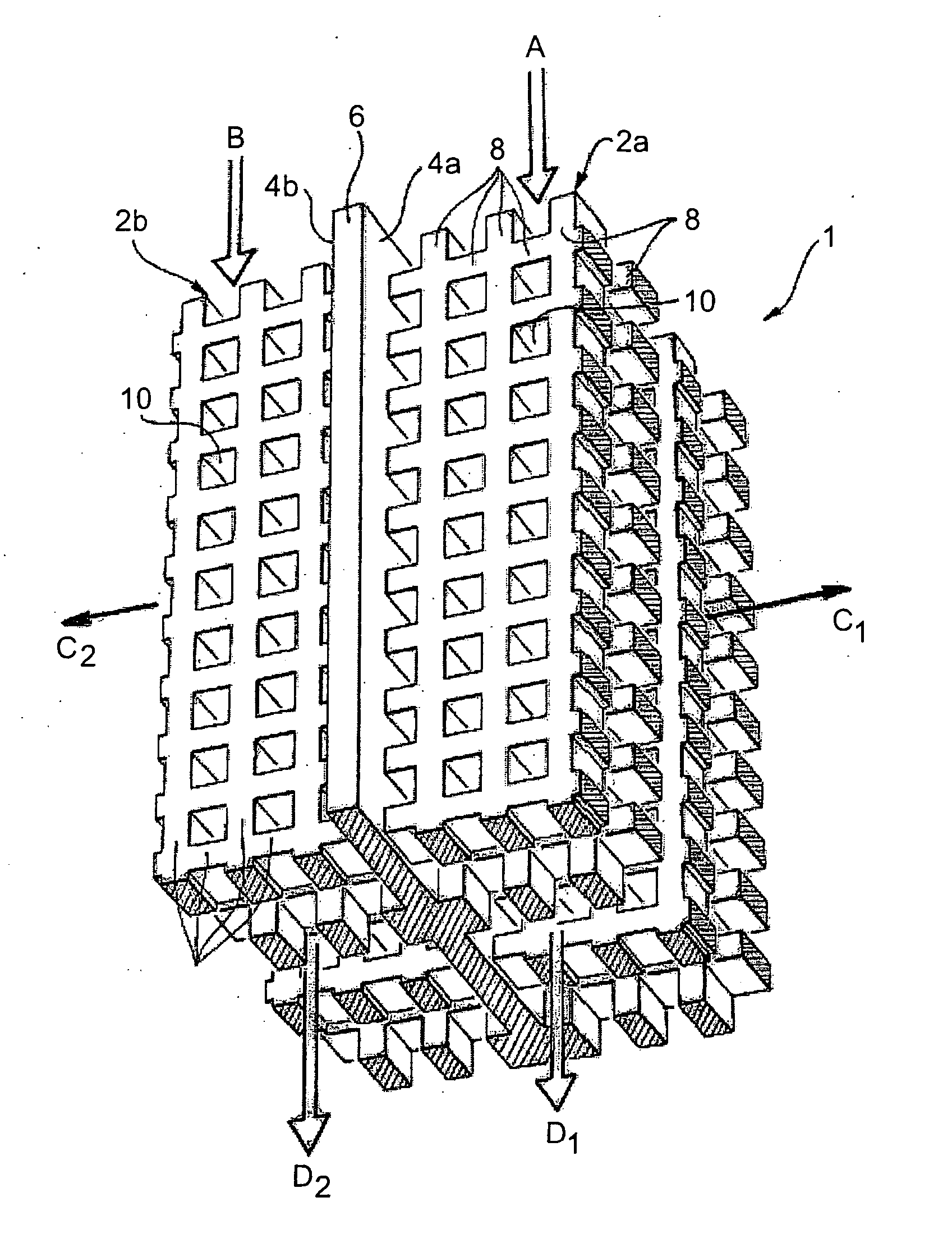 Honeycomb structure and method for production of said structure