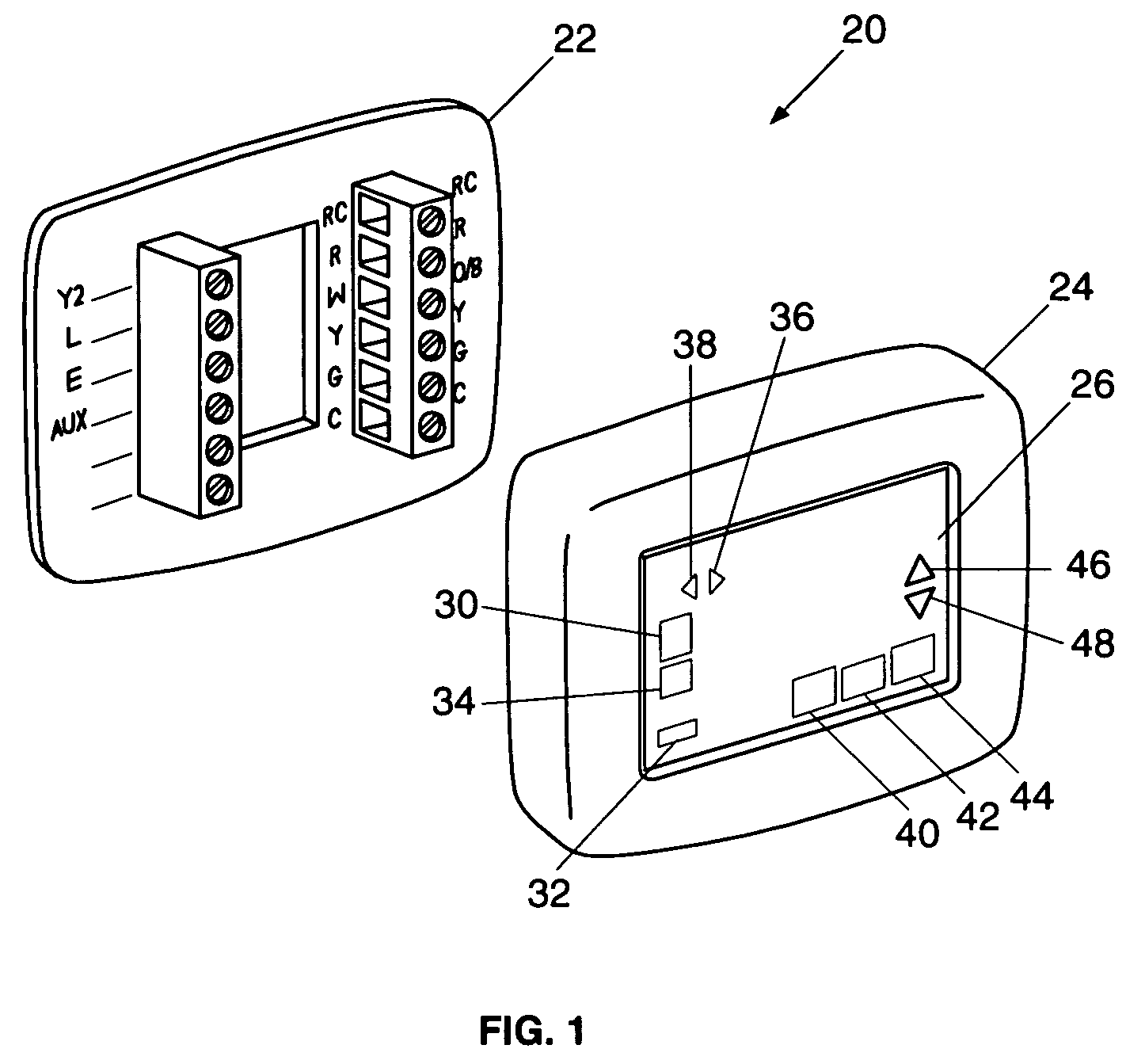 Thermostat with touch membrane feature
