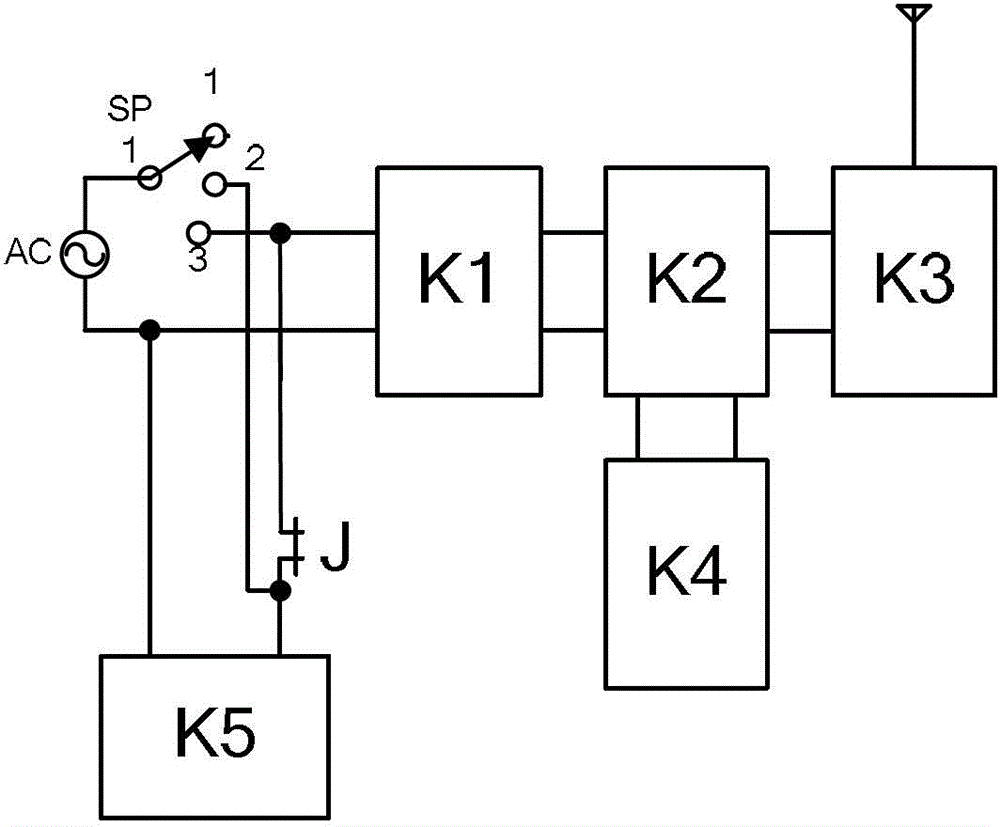 Thin-walled copper tube automatic fresh air fan wireless control circuit