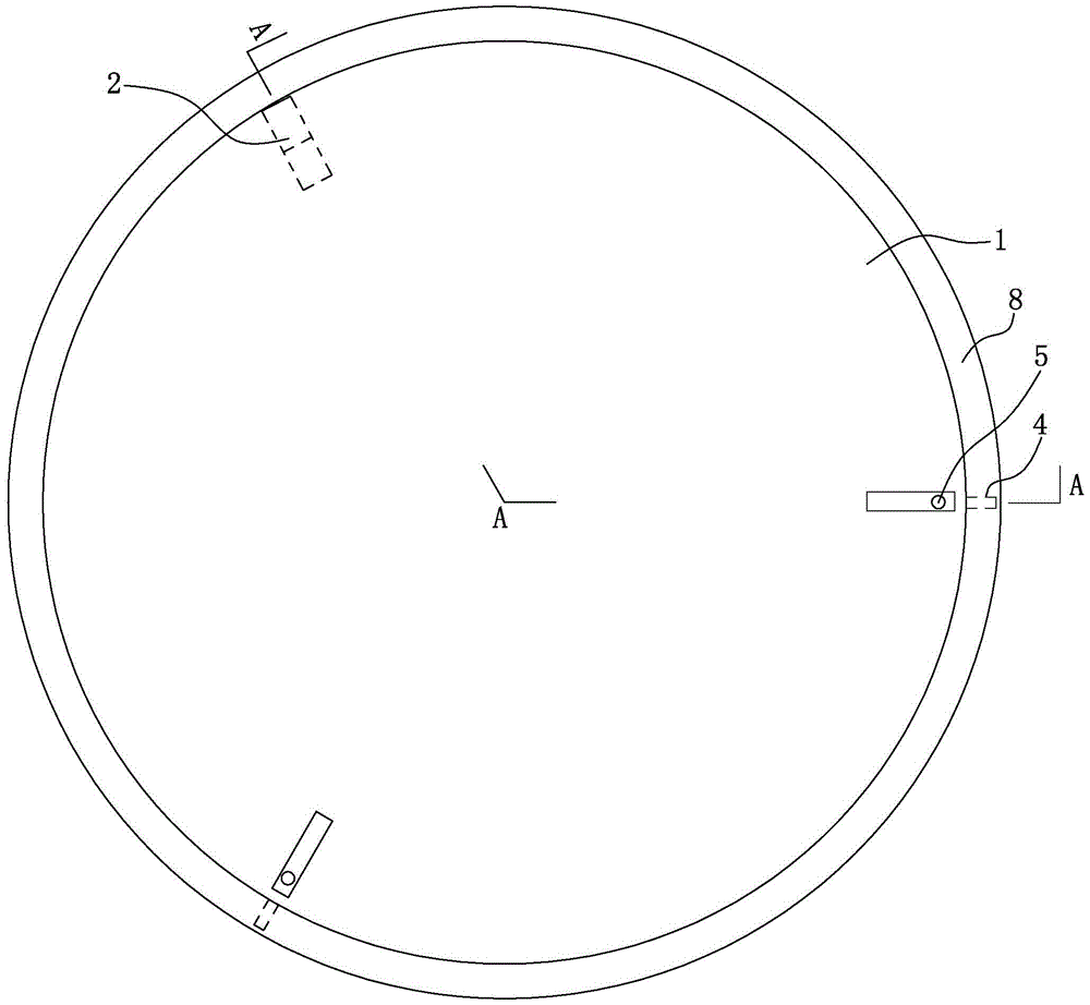 Combination of top cover and fuselage of a four-axis flying device