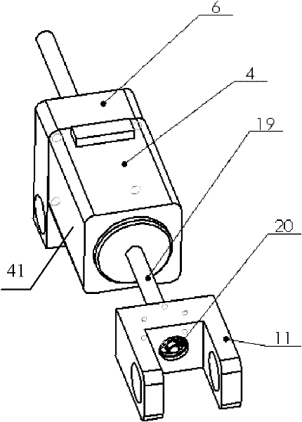 Spray head tilting mechanism