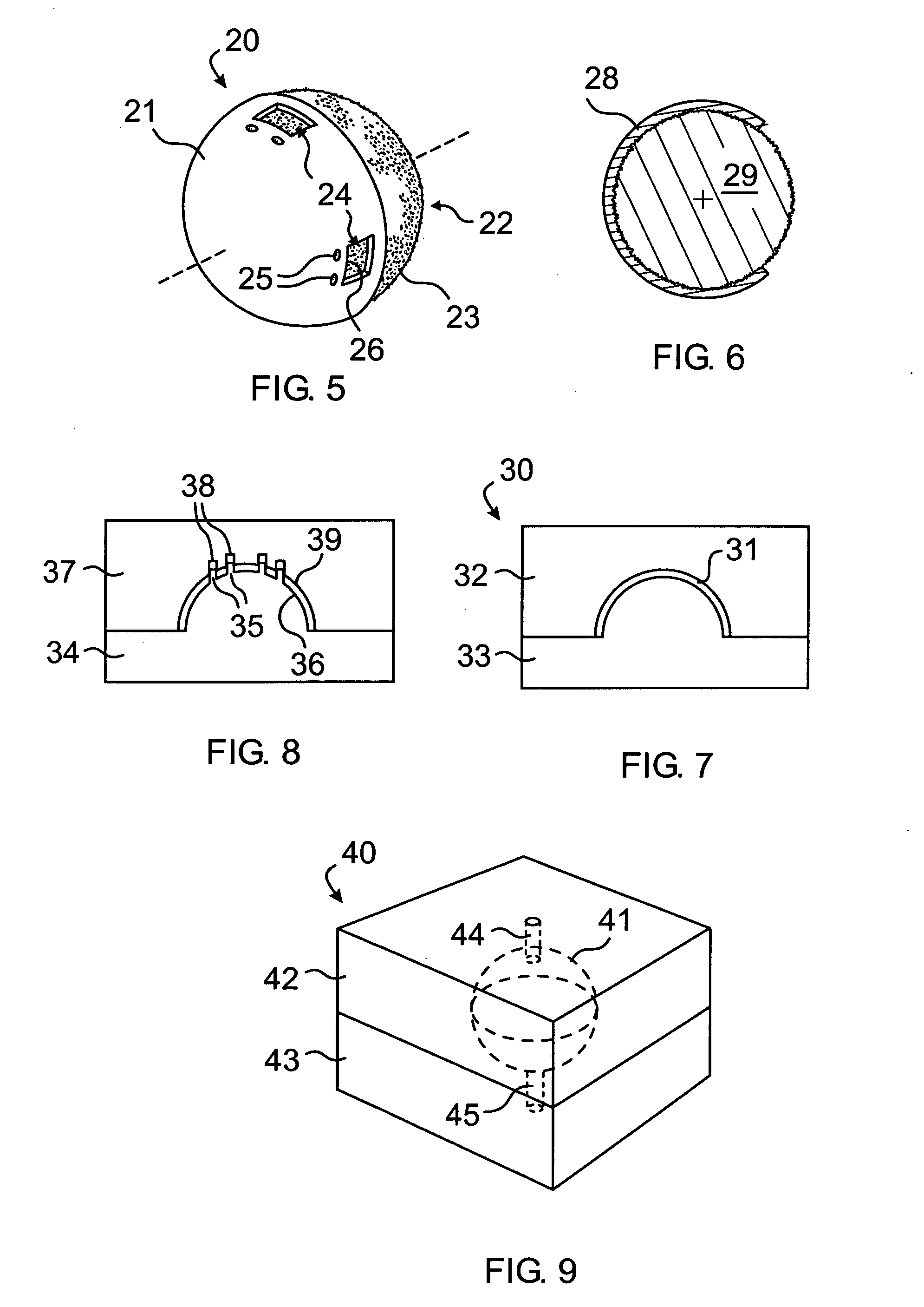 Vaulted perforated coating for orbital implants