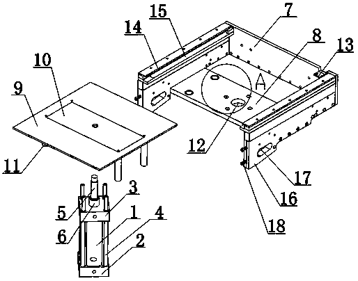 A motor-driven solar panel rotating device