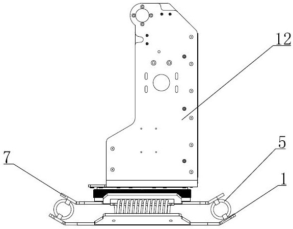 An adjustable damping device for mobile satellite antenna