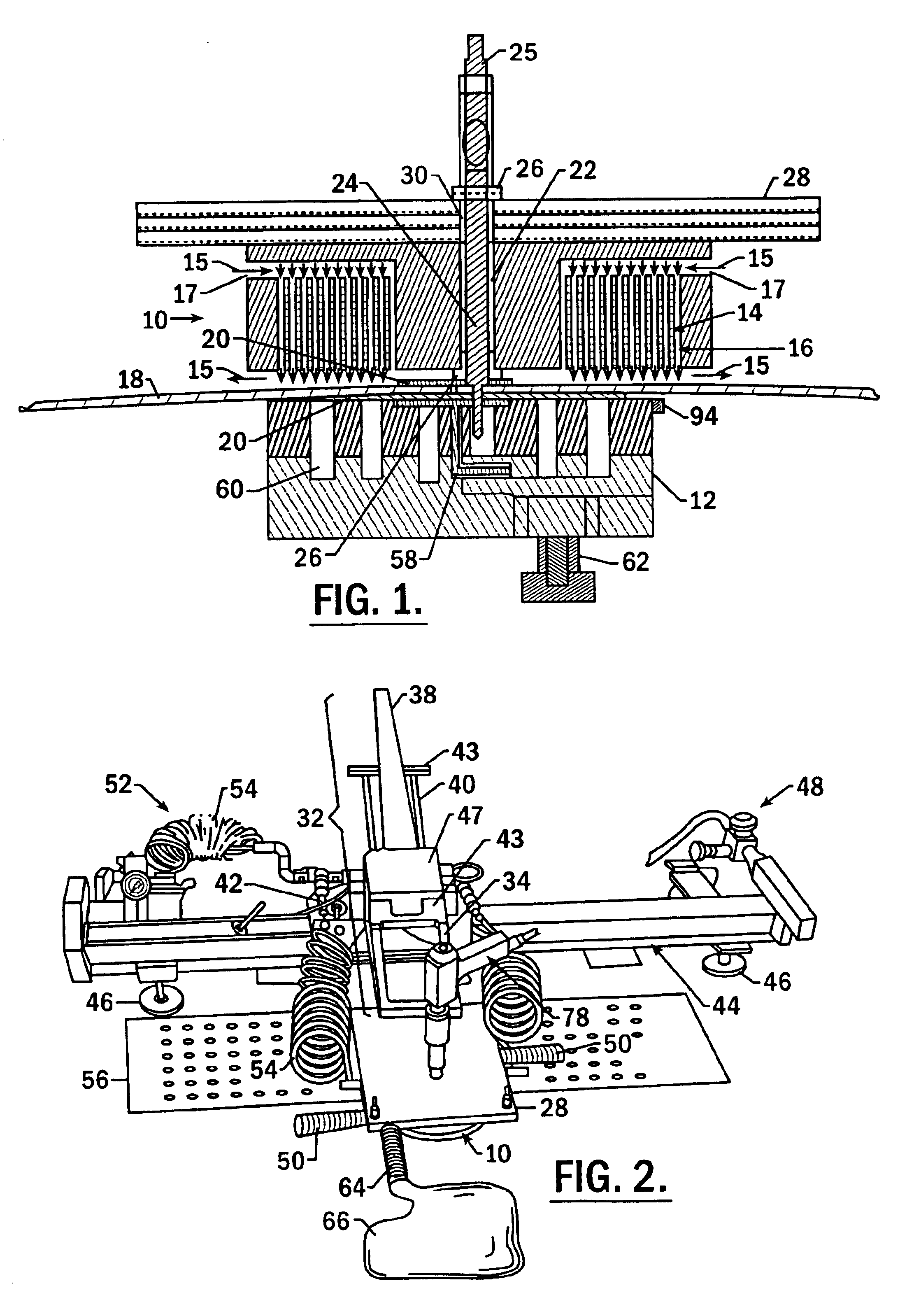 Apparatus and method for drilling holes and optionally inserting fasteners