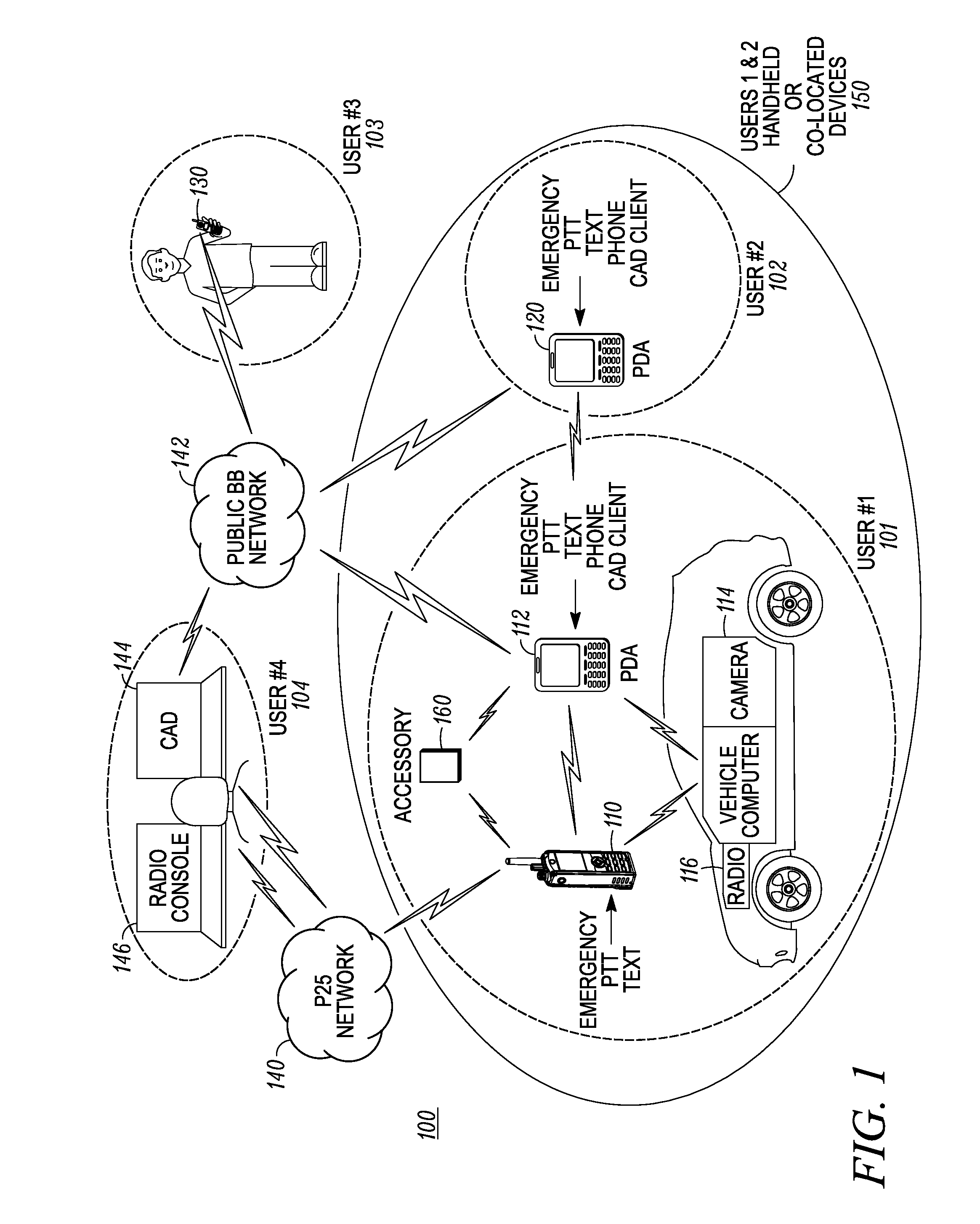 Method and apparatus for enhanced safety in a public safety communication system