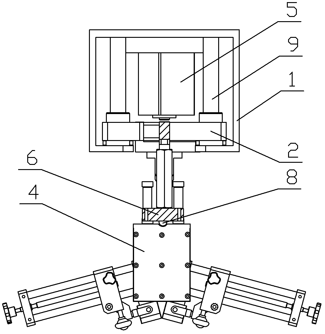 Multi-dimensional probe holder for ultrasonic flaw detection of weld joint on spiral welded pipe