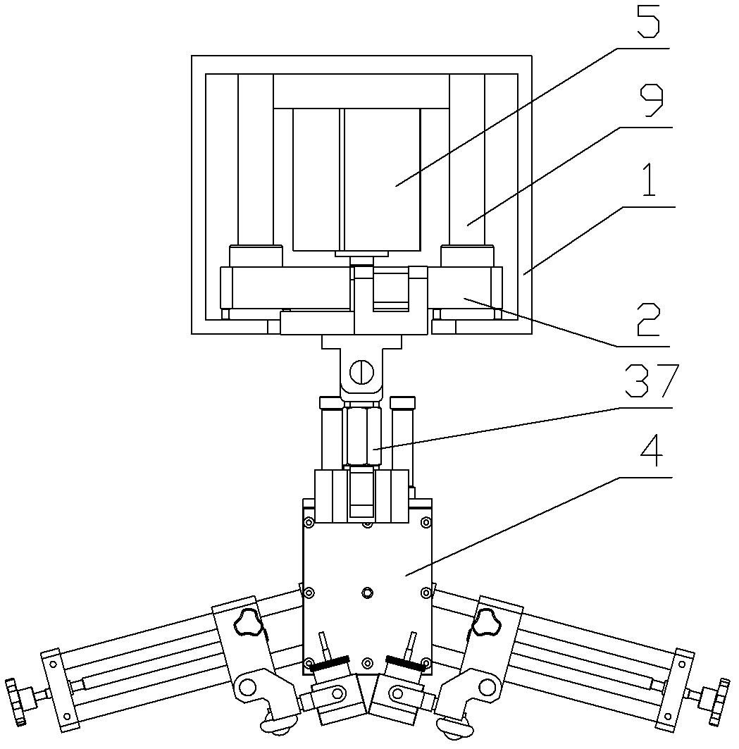 Multi-dimensional probe holder for ultrasonic flaw detection of weld joint on spiral welded pipe