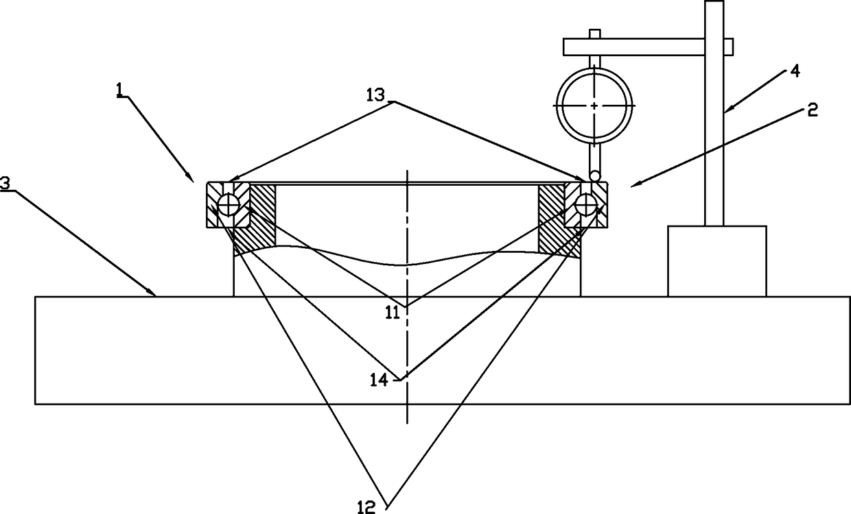 Rapid assembling method of angular contact bearing