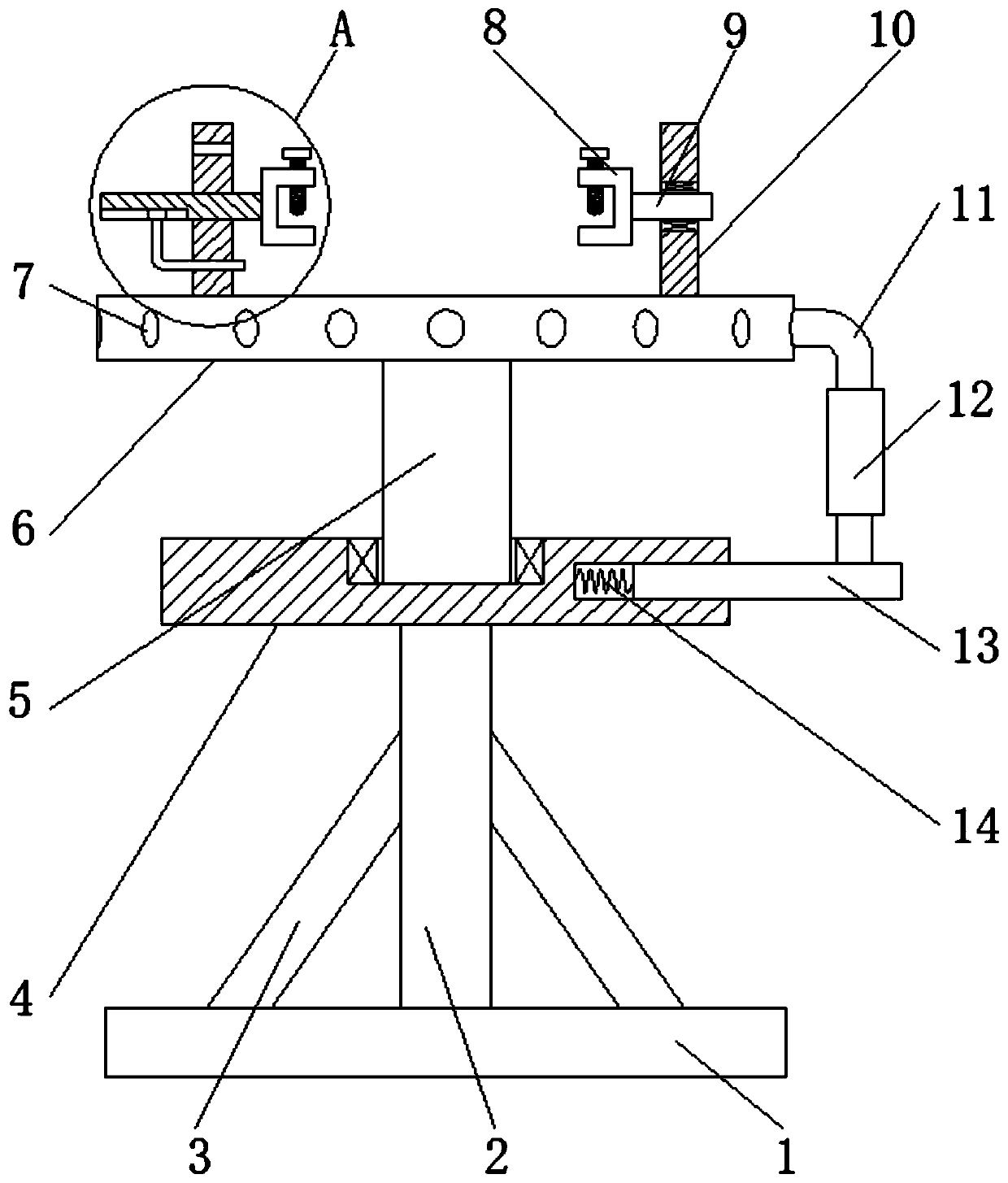 Soldering device for electronic product production
