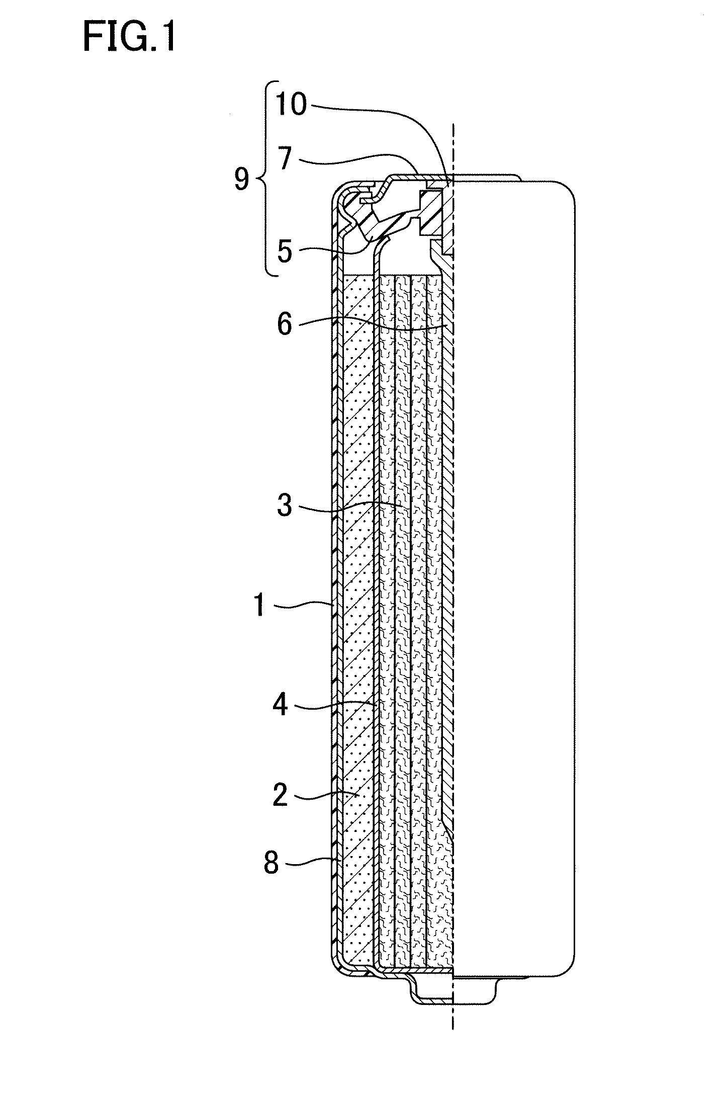 Alkaline dry battery