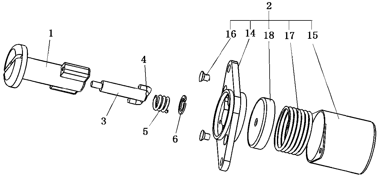 Anti-vibration quick-release lock