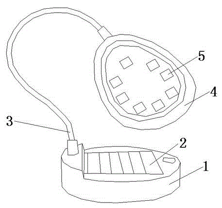 Solar table lamp