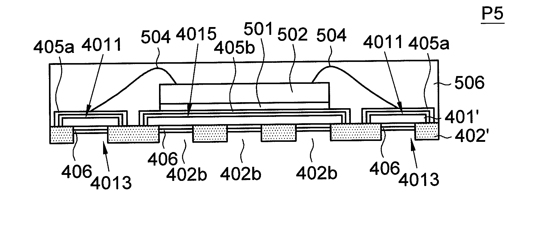 Substrate having single patterned metal layer, and package applied with the substrate , and methods of manufacturing of the substrate and package
