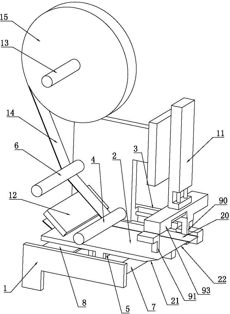 Automatic adhesive pasting device