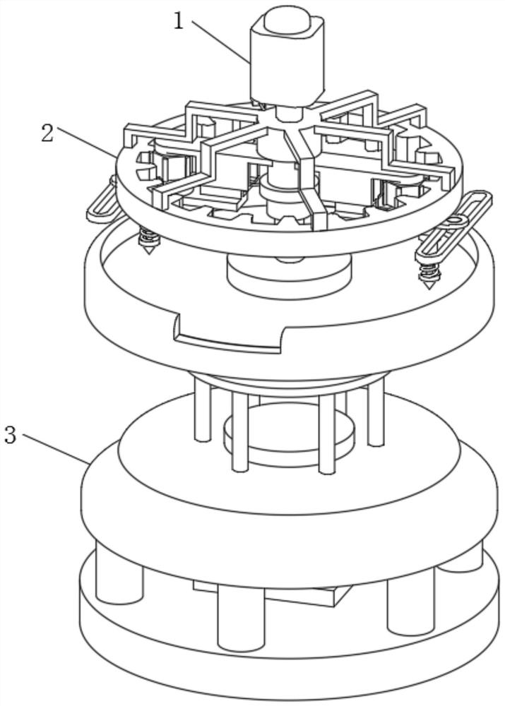 A corner cutting device for noodle processing