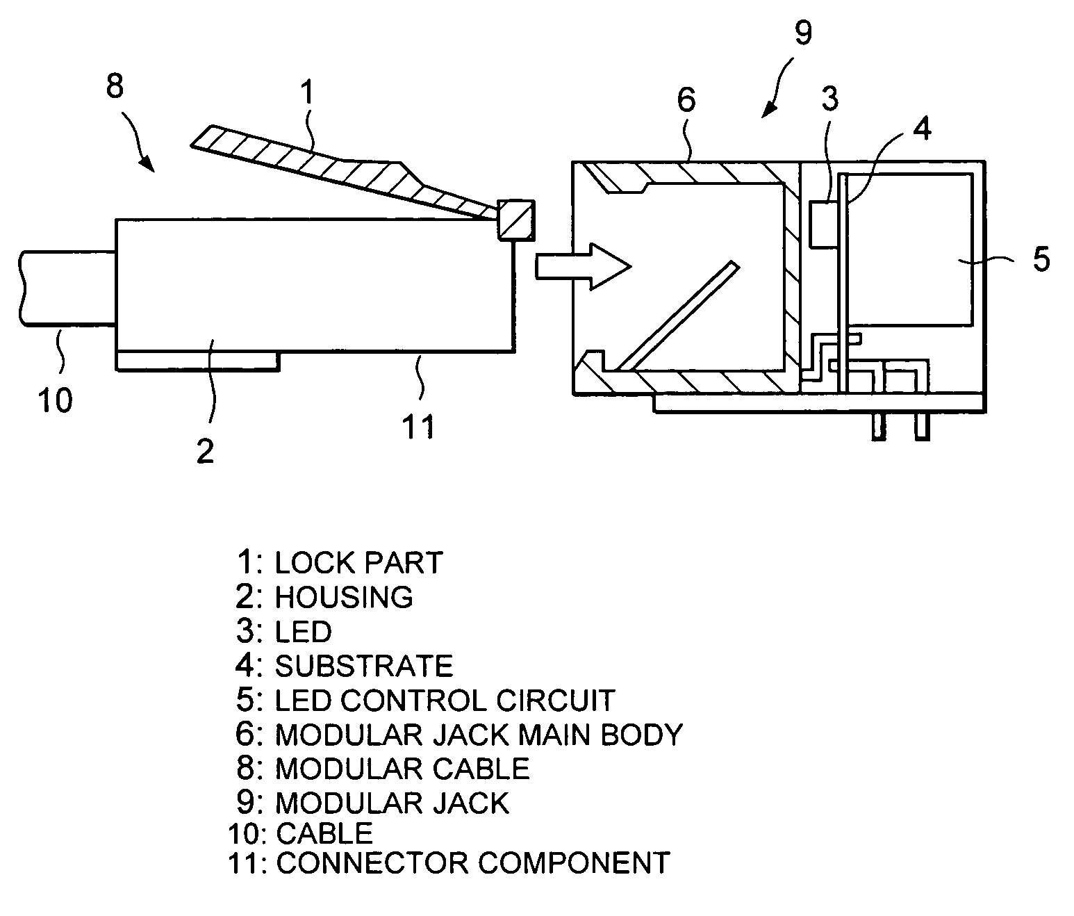 Connector component and connector assembly
