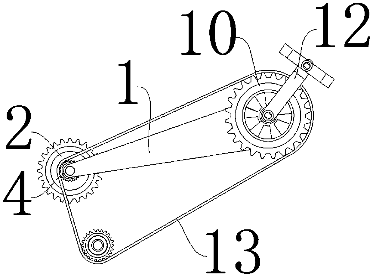 Bicycle power assisting mechanism