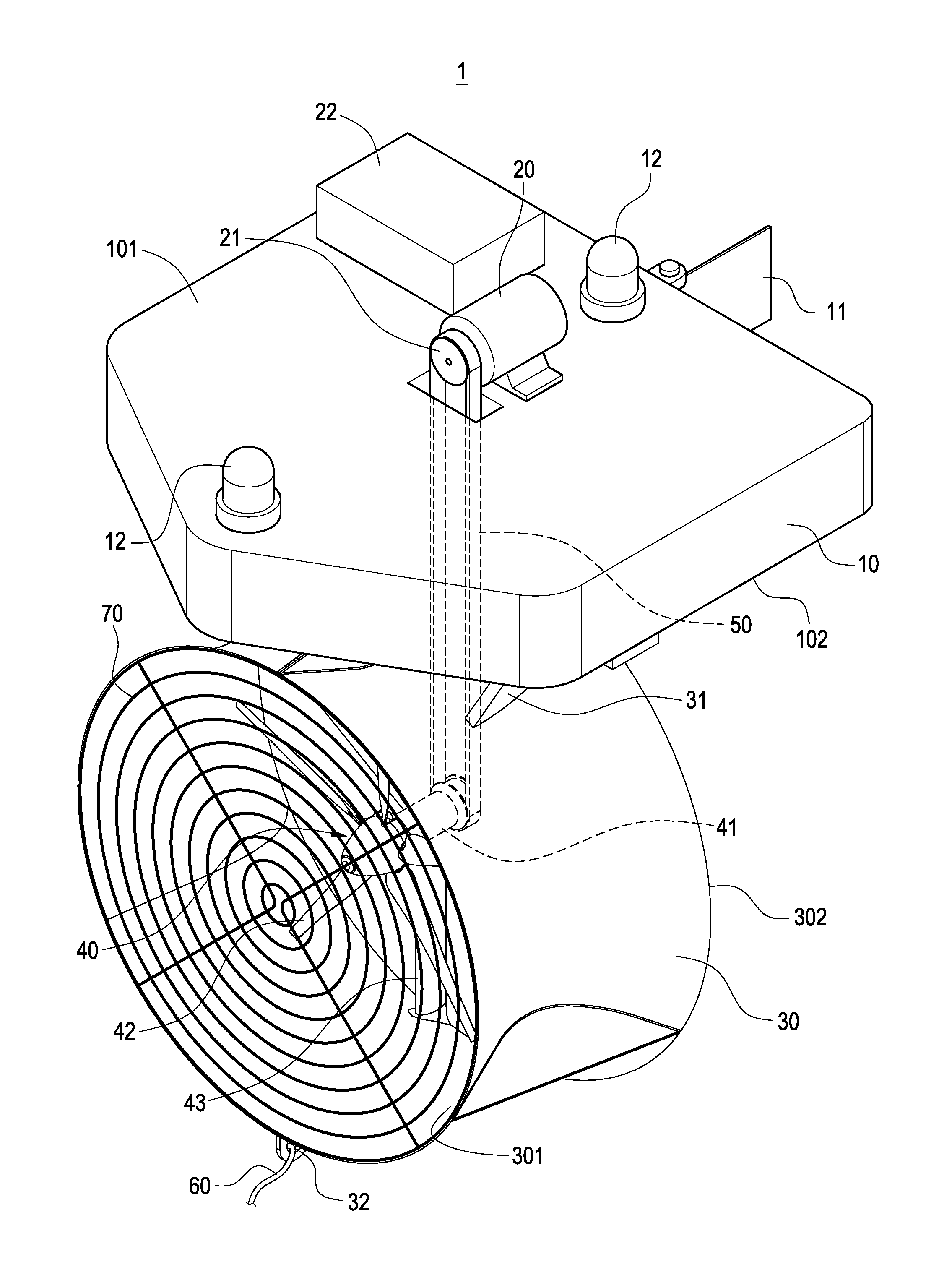 Run-of-river hydroelectric power generation apparatus