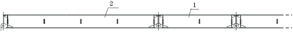 Modular box type plate-girder structure and bridge body erection method based on box type plate-girder structure
