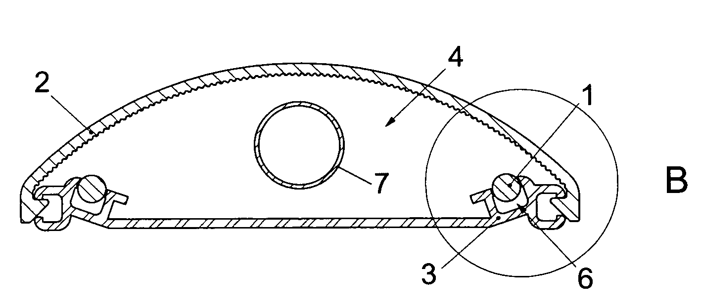 Arrangement in connection with a lighting fixture, and a lighting fixture
