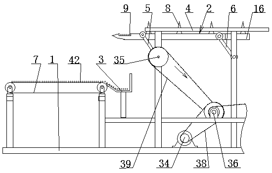 Feeding mechanism of rebar hoop forming machine