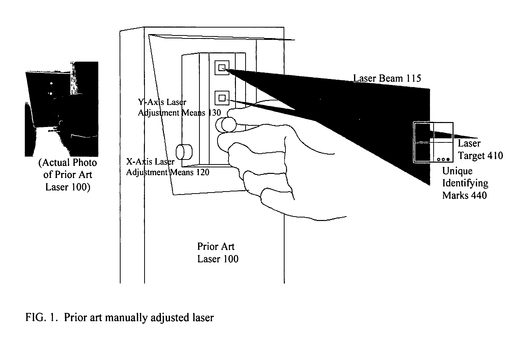 Automatic laser alignment system