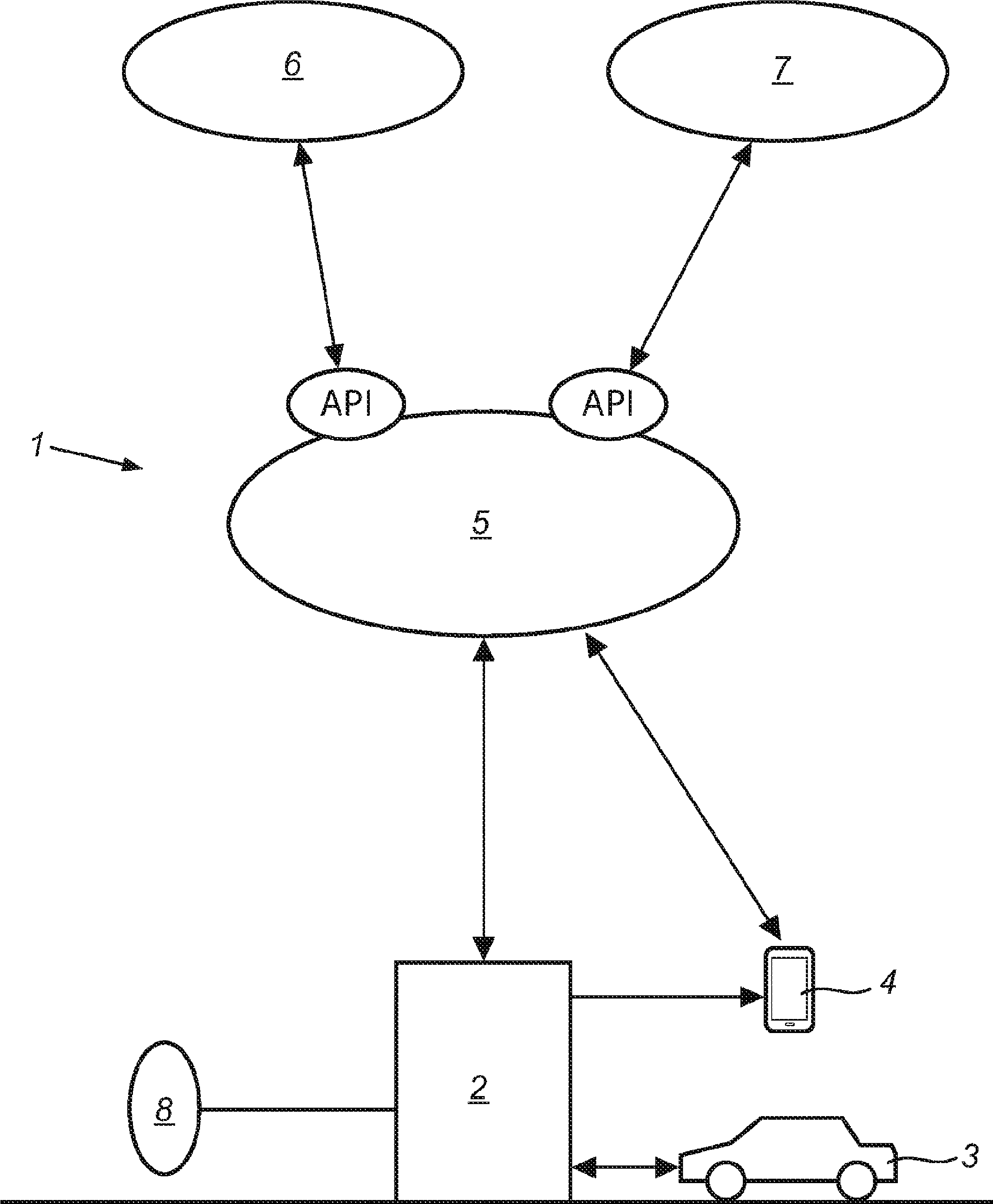 System and method for remote monitoring of charging the battery of an electric vehicle, charger and device for use in the system and method