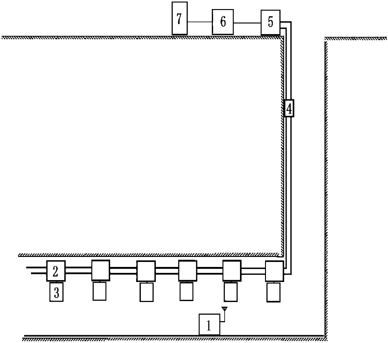 Coal mine moving target positioning method and system