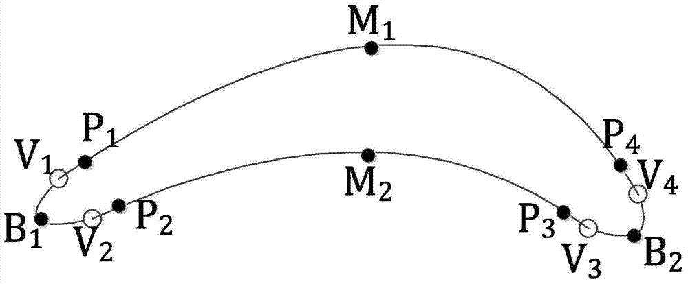 Unified discretization method for blade curved surfaces based on curvature characteristics