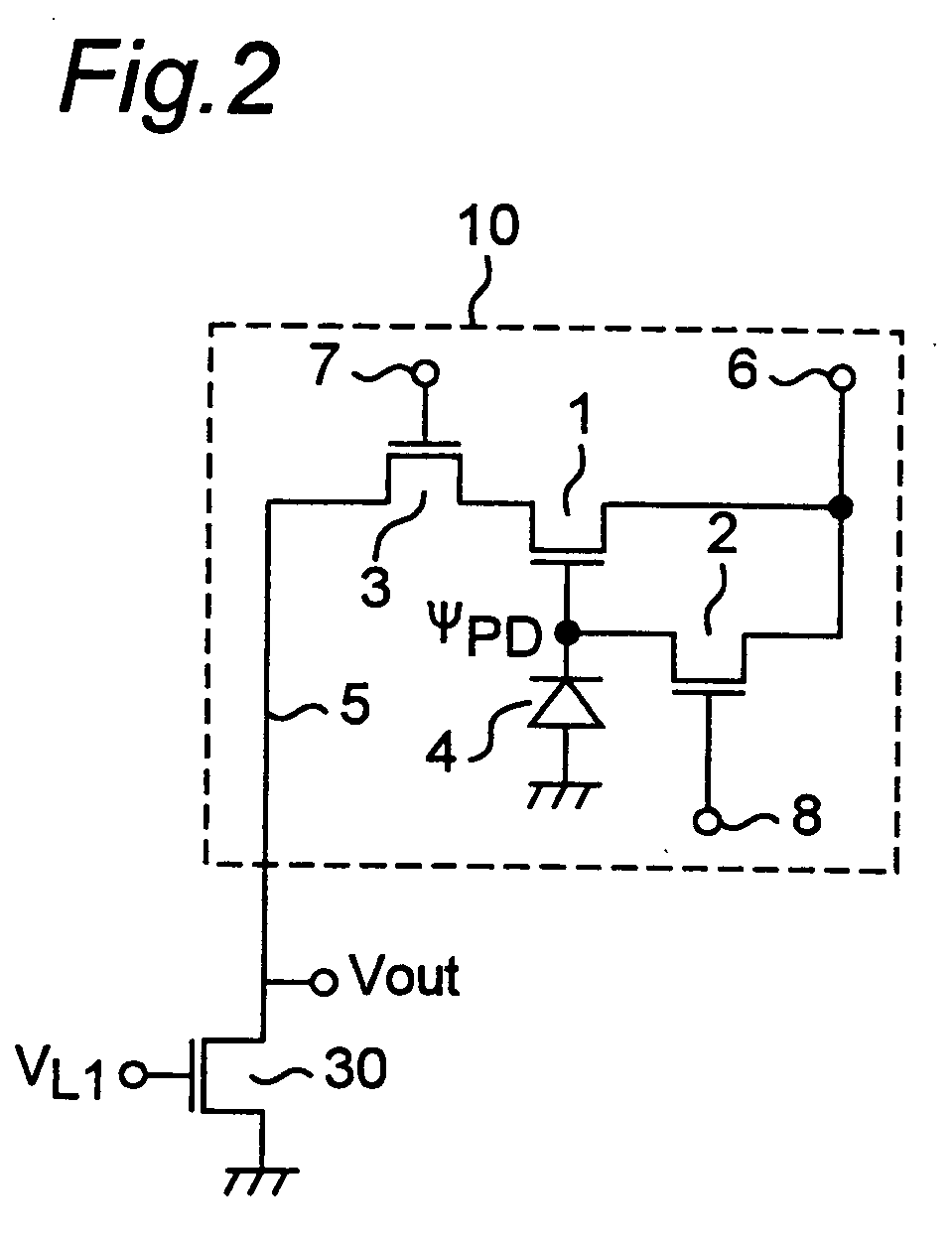 Amplification-type solid-state image pickup device incorporating plurality of arrayed pixels with amplification function