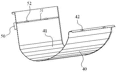 Pig house feeding trough with feed covering function